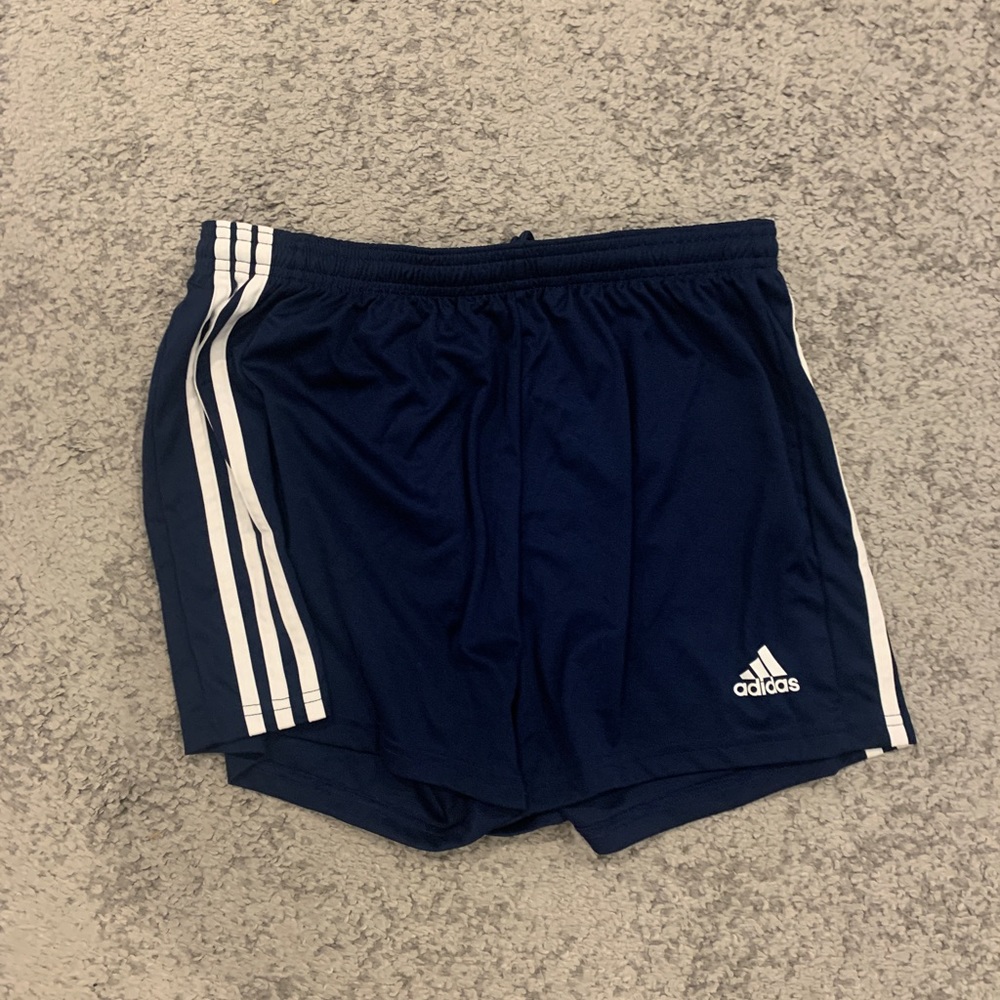 Navy blue Adidas shorts
